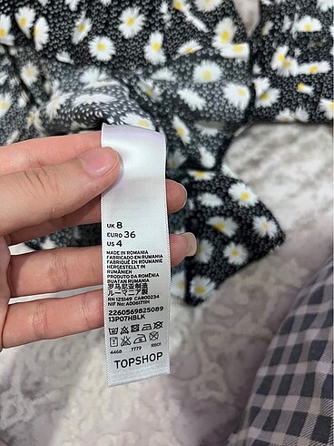s Beden siyah Renk topshop bluz