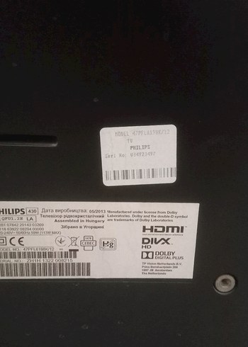 PHİLİPS 47" SMART TV, PANEL KIRIK, MODEL: 47PFL6198K/12 - Görsel 6