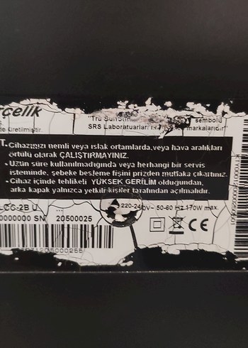 ARÇELİK 37" TV, PANELİ KIRIK. HURDA NİYETİNE - Görsel 3