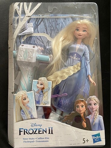 Barbie Frozen Elsa Saç Örgü Setli Bebek