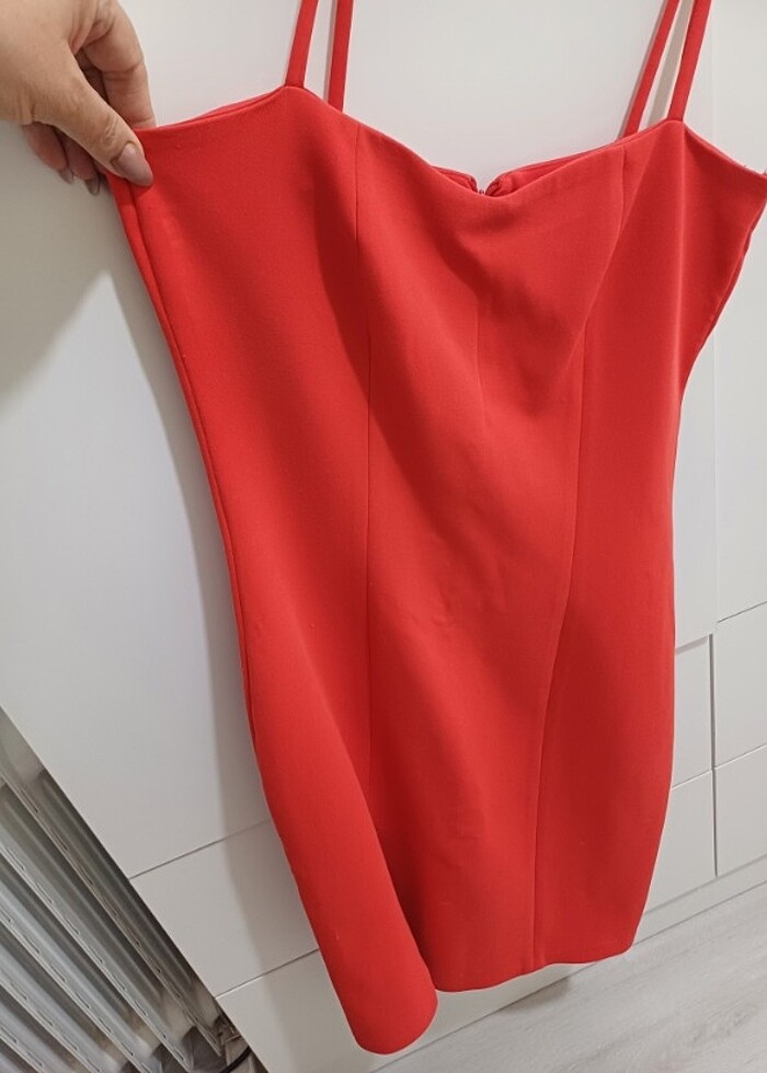 Askılı elbise - Görsel 4