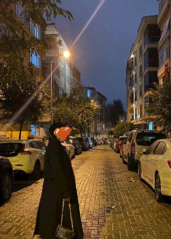 Zara Siyah Uzun Kaban