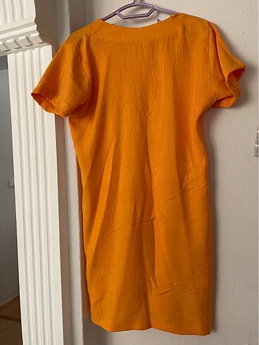 Turuncu oversize elbise