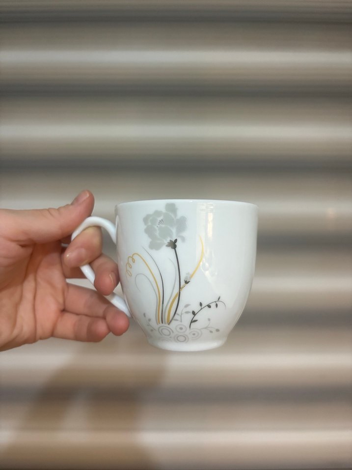 Nuans Porselen 6 Kişilik Beyaz Fincan Takımı - Görsel 3