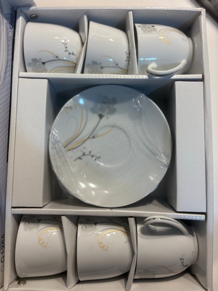 Nuans Porselen 6 Kişilik Beyaz Fincan Takımı - Görsel 2