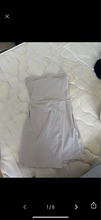 Bershka straplez elbise