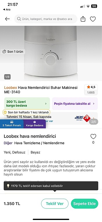Loobex hava nemlendirici - Görsel 5