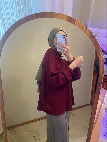 Bordo pamuklu kumaş gömlek
