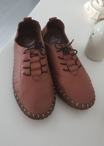 Hakiki deri 0rtopedik kadin ayakkabı