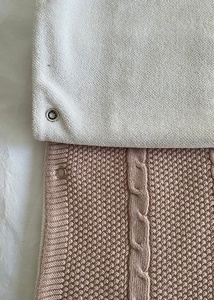 İthal yüzde 100 Pamuk çıtçıtlı triko uyku tulumu, portbebe tulum - Görsel 2