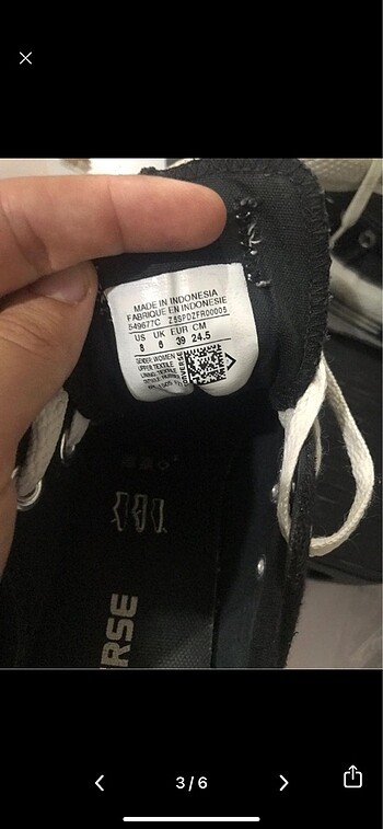 39 Beden Simli converse