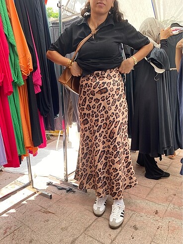 Leopar saten etek