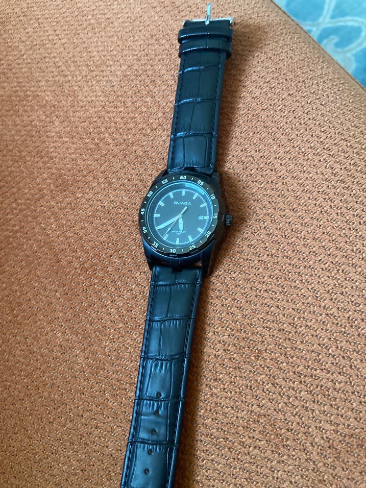 Siyah Biker Tarzı Erkek Kol Saati VIJAGA - Görsel 2