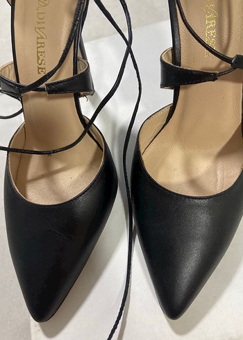 Klasik Siyah Stiletto Topuklu Kadın Ayakkabı - Görsel 3