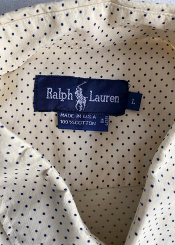 Ralph lauren puantiyeli gömlek - Görsel 4