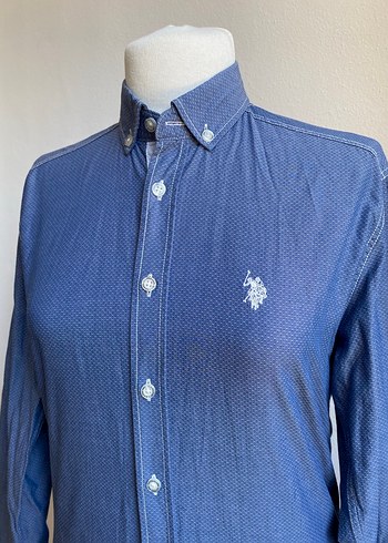 Mavi erkek gömlek - Görsel 2