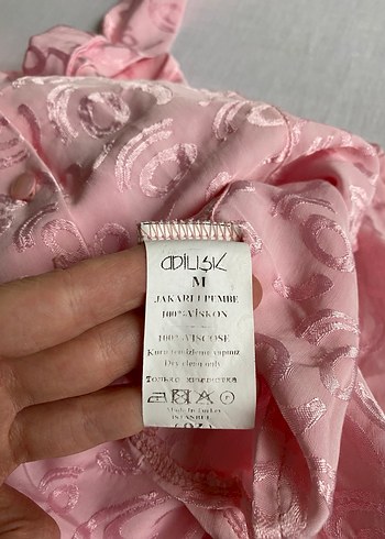 Y2K adil ışık pembe bluz - Görsel 9