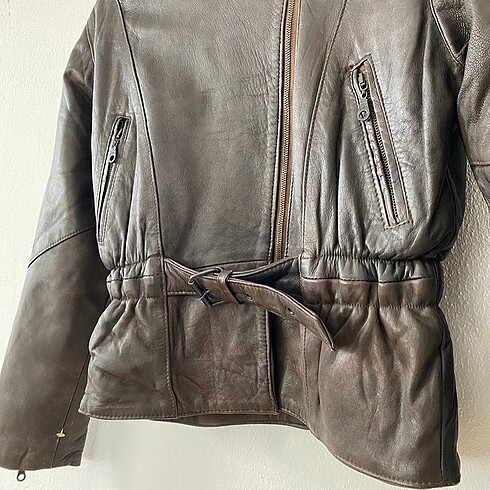 s Beden Deadstock biker ceket (kullanılmamıştır)