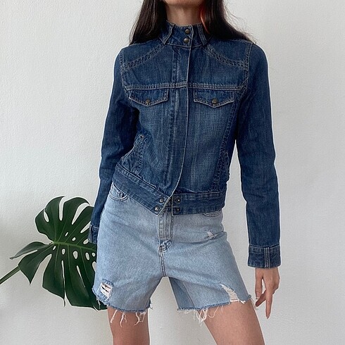 Y2K jean ceket