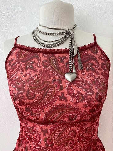American Vintage Y2K desenli bluz