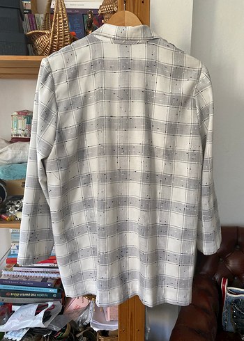 American Vintage Gri Ekose Blazer