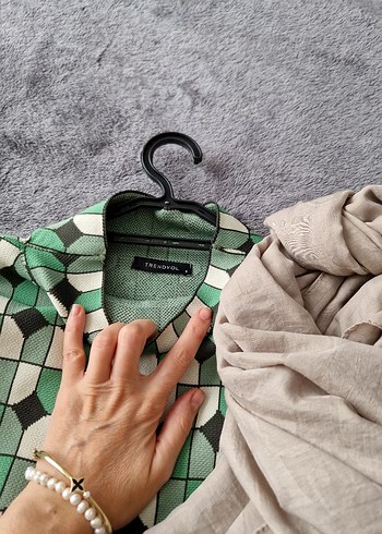 vintage görünümlü kazak - Görsel 5