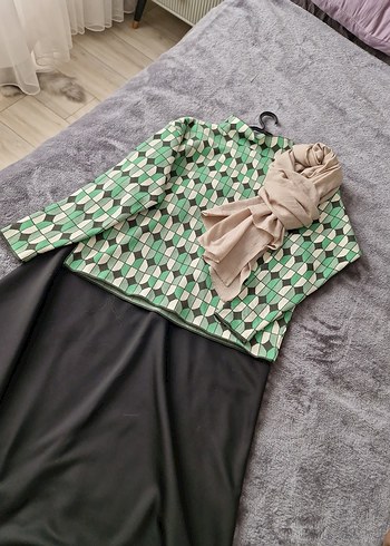 vintage görünümlü kazak - Görsel 2