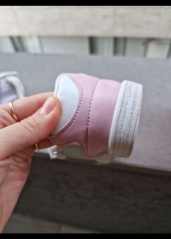 Kız Çocuk Beyaz Bağcıksız Spor Ayakkabı - Görsel 6