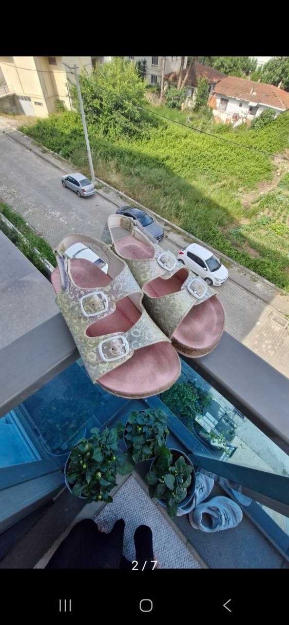 Kız Çocuk Beyaz Bağcıksız Spor Ayakkabı - Görsel 2