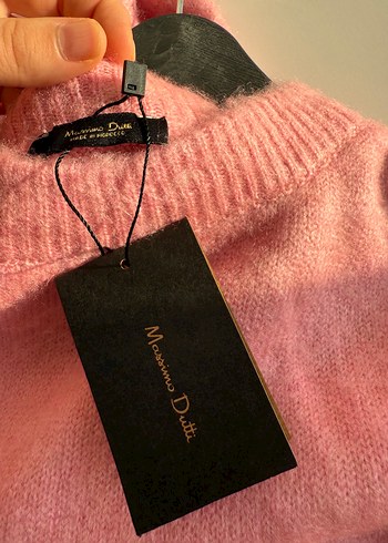 universal Beden pembe Renk Pembe Örgü Kadın Kazak Massimo Dutti