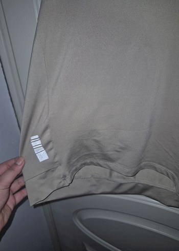 Gri Kadın Kapüşonlu Kısa Kollu Sweatshirt - Görsel 2