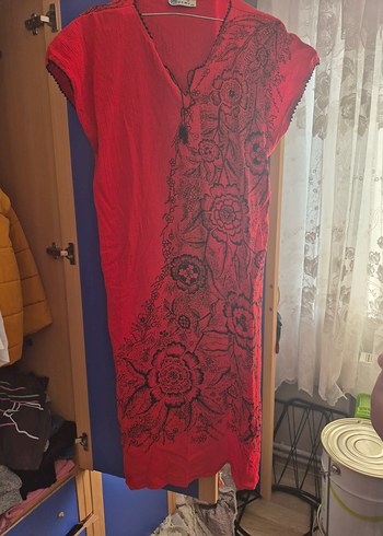 Diğer Bordo Bohem Uzun Tunik