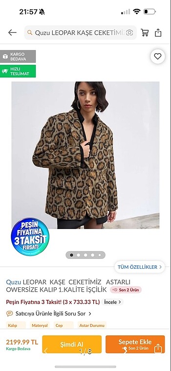 Kaşe blazer ceket