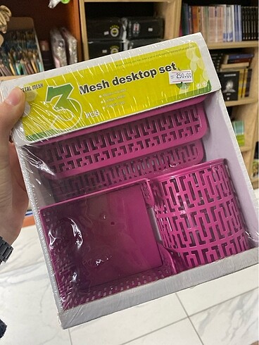 3LÜ MASAÜSTÜ SET