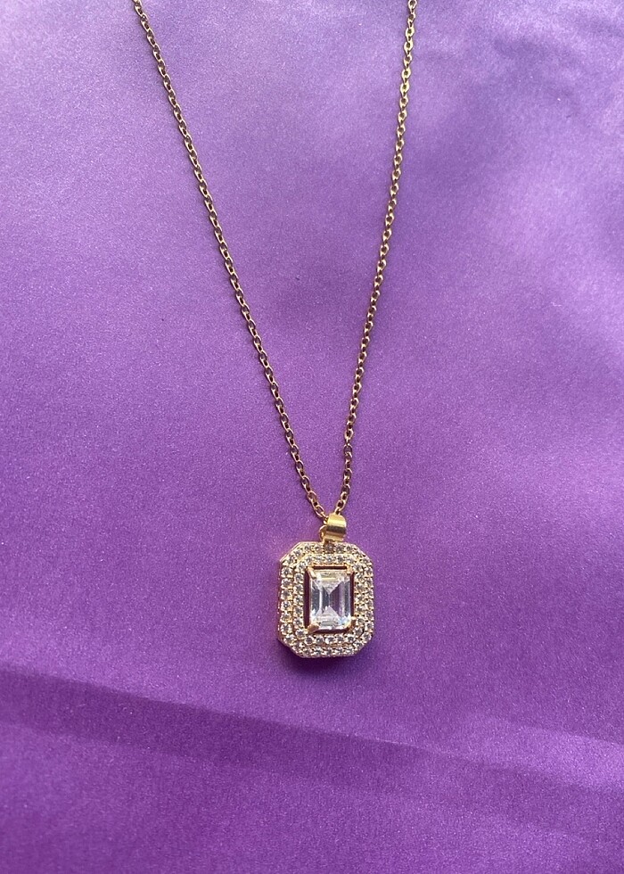 ÇELİK BAGET KOLYE - Görsel 2