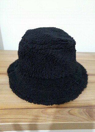 Peluş bucket şapka 