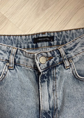Trendyol & Milla Açık mavi Yüksek Bel Kadın Denim Pantolon