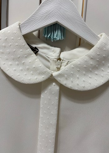 Bej Puantiyeli Pilili Uzun Etek - Görsel 5