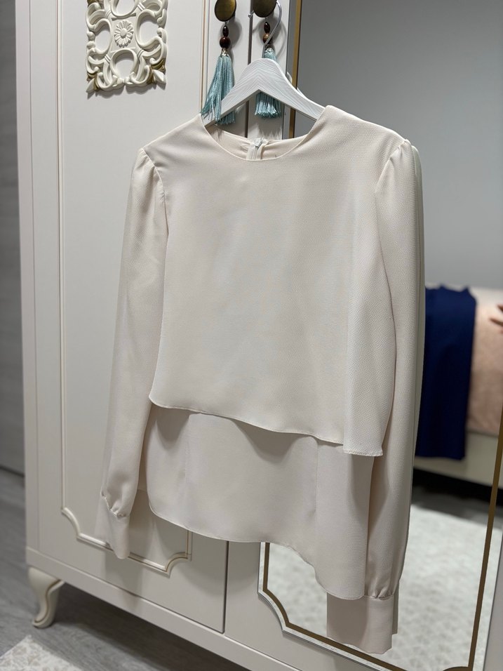 Kadın Lacivert Pilili Uzun Etek - Görsel 5