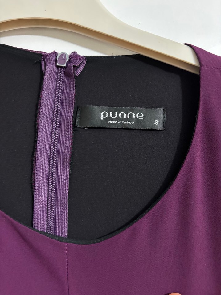 Mor Uzun Kollu Salaş Kadın Tunik - Görsel 4