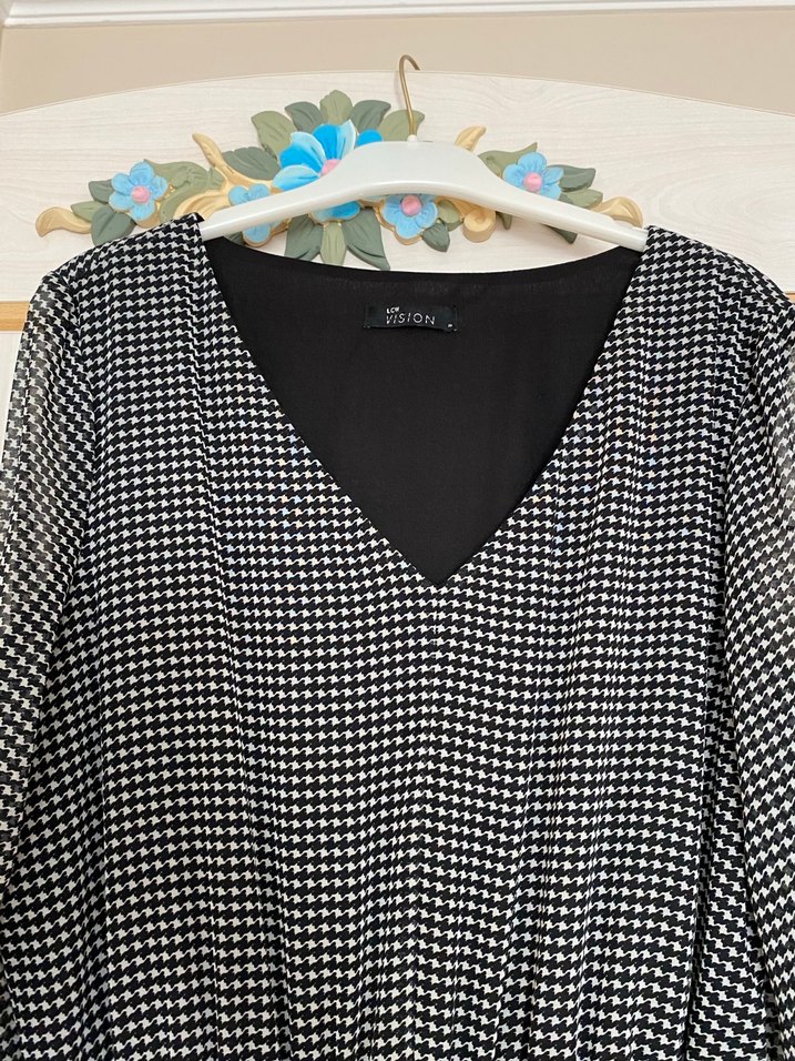 Desenli uzun elbise - Görsel 2