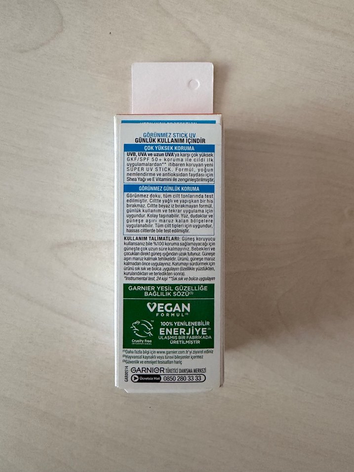 Garnier Ambre Solaire SPF50+ Stick Güneş Koruyucu - Görsel 3