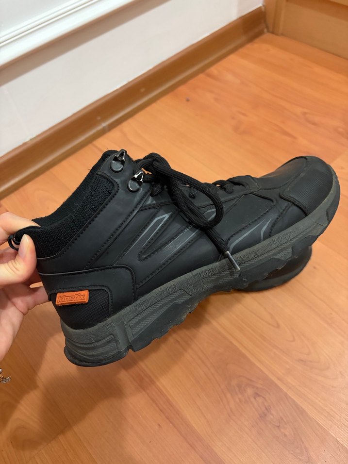 Erkek Siyah Spor Ayakkabı Bağcıklı - Görsel 2