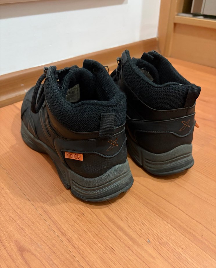 Erkek Siyah Spor Ayakkabı Bağcıklı - Görsel 5