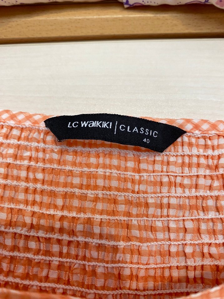 Pötikareli bluz - Görsel 3