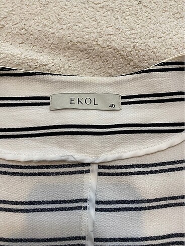 l Beden beyaz Renk Keten Ceket / blazer