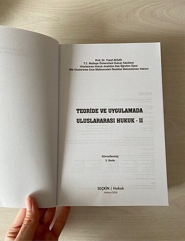 Beden Yusuf Aksar Uluslararası Hukuk