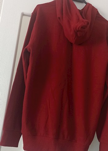 xl Beden Bordo Kadın Sweatshirt Uzun Kollu Rahat Kesim