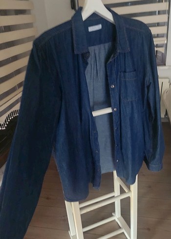 Mavi Jeans Düğmeli Lacivert Denim erkek Gömlek