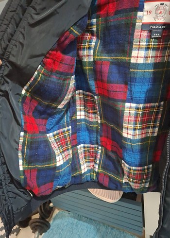 lacivert erkek cocuk mont 7 8 yas orjinal beberly hills B&G sto - Görsel 5